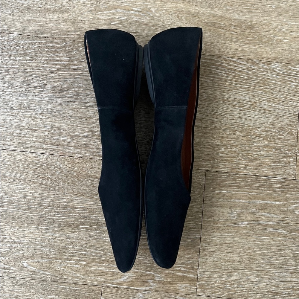 Gentle Souls by Kenneth Cole Black Suede Eugene Travel Ballet Flats size 10 - Picture 3 of 10
